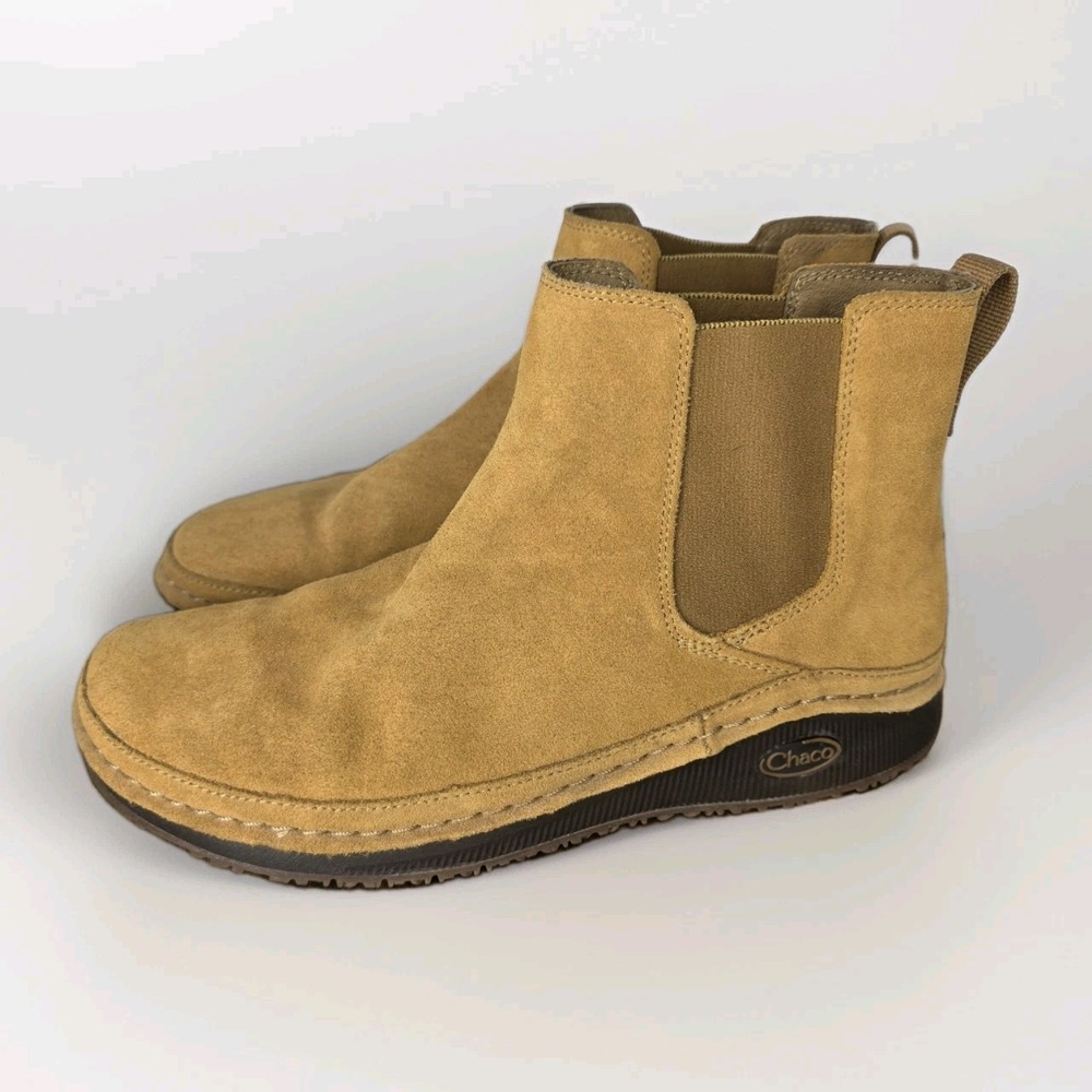 Chaco Paonia Chelsea Boots Womens Sz 8 Suede Ankle Water Resistant